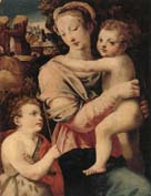 unknow artist The Madonna and child with the infant saint john the baptist